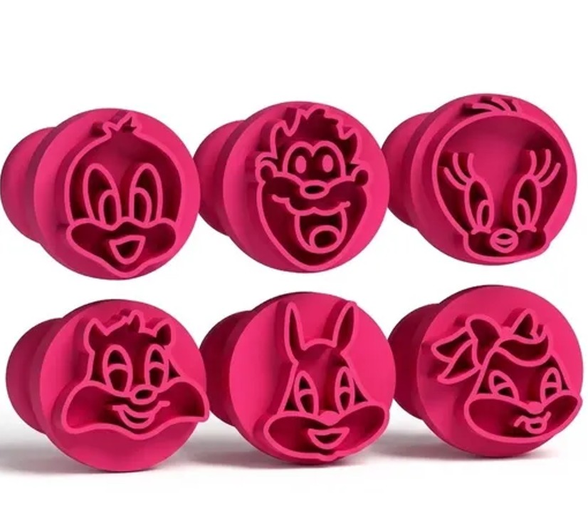 Kit Carimbos Looney Tunes (6 peças)