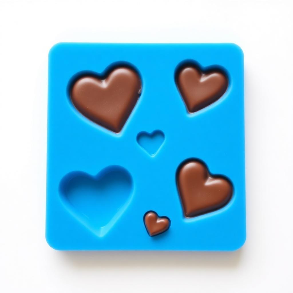 Molde Coração 3D